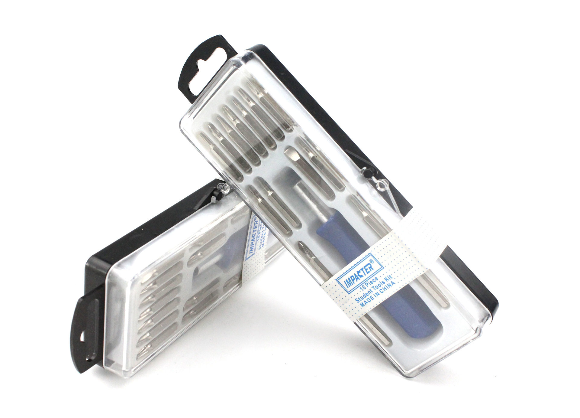 家用小起子改锥组合套装 多功能16合一方盒组合螺丝起子套装碳钢