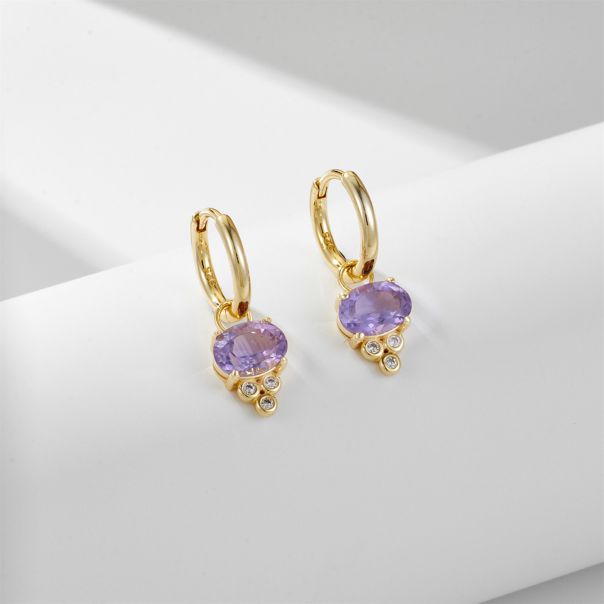 Luxury Amethyst Earrings