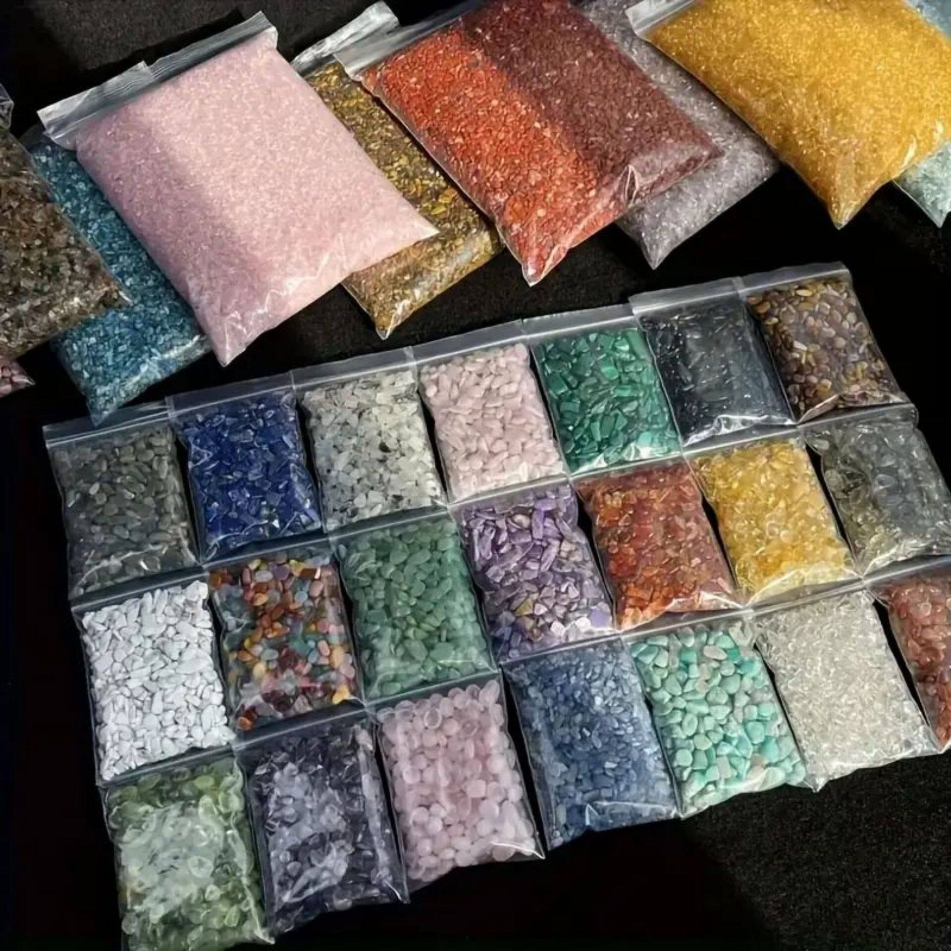 Crystal Moon Disc — Natural Crystal Slice Plate