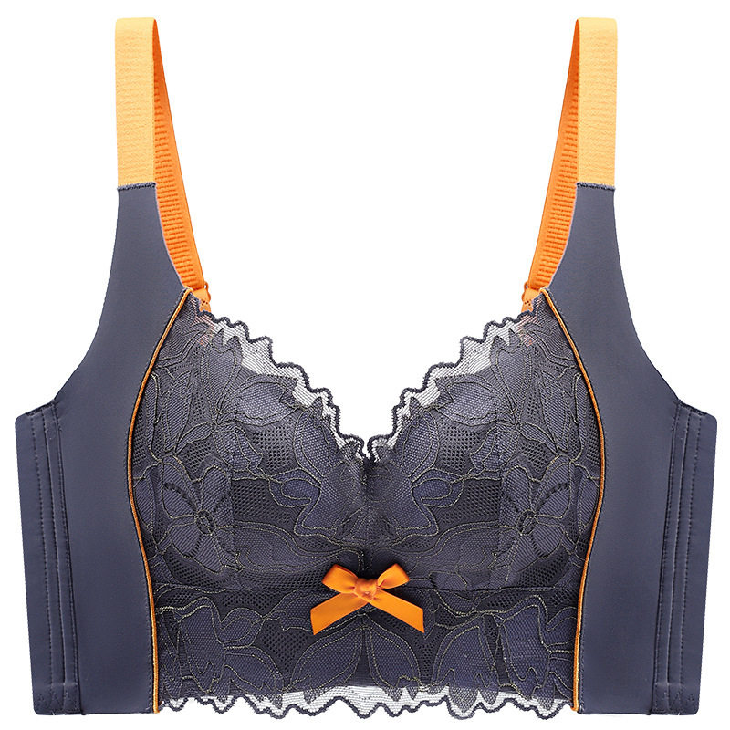 抖音直播爆款文胸小胸显大聚拢上托防下垂收副乳内衣蕾丝调整型