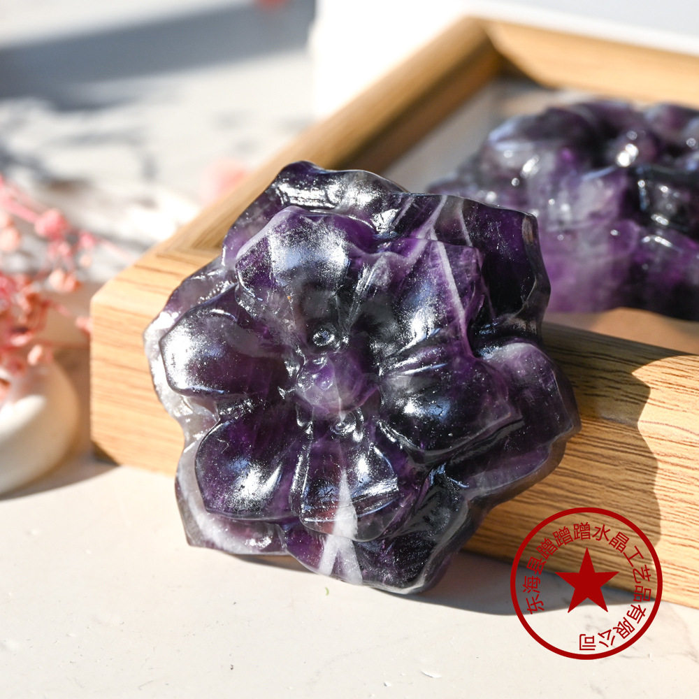 Ocean Pillar — Caribbean Calcite Square Crystal Tower