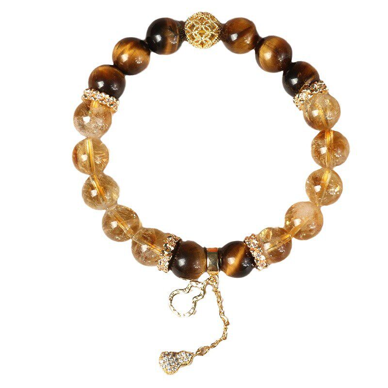 Luxury Citrine Tower Crystal Bracelet