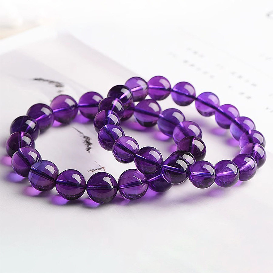 Single-Strand Amethyst Bracelet