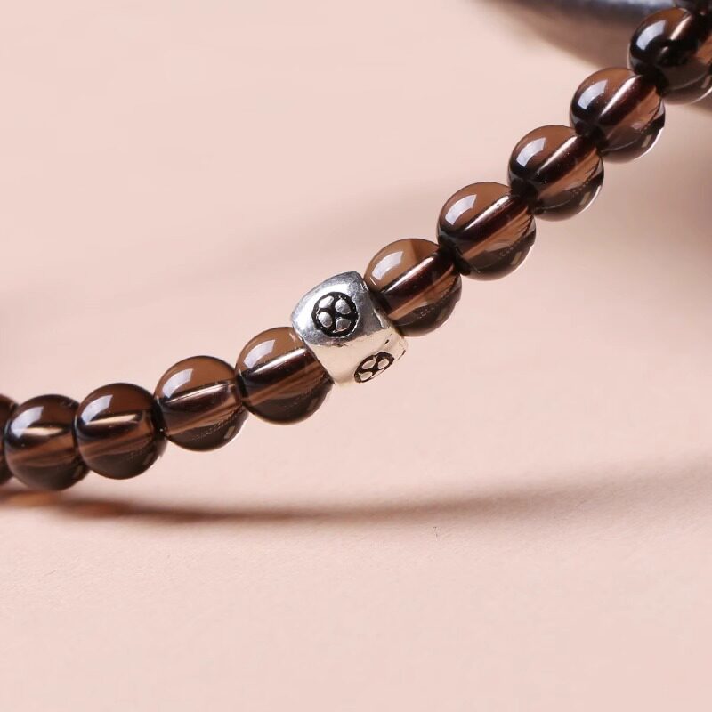Single-Strand Smoky Quartz Bracelet