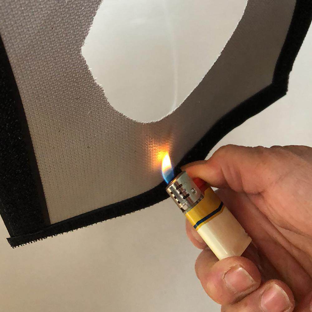 户外露营帐篷烟囱口防烫片双层阻燃布 隔热耐高温柴火炉管防烫圈