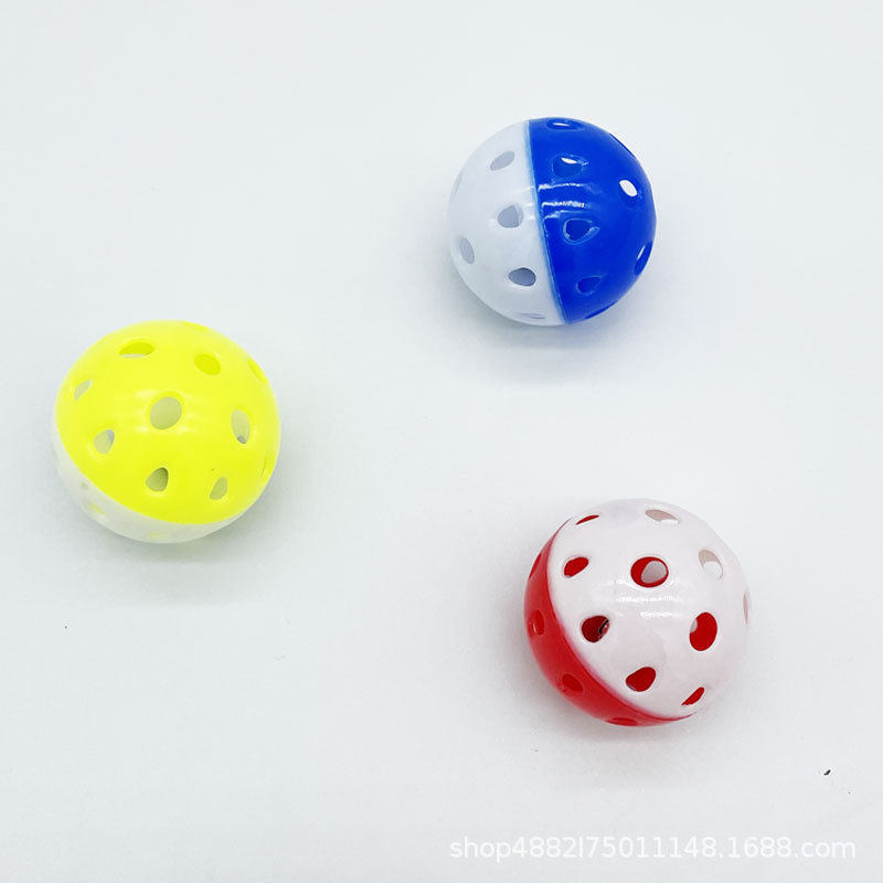 猫玩具铃铛球批发38mm响纸球旋转猫薄荷球自嗨互动逗趣宠物用品