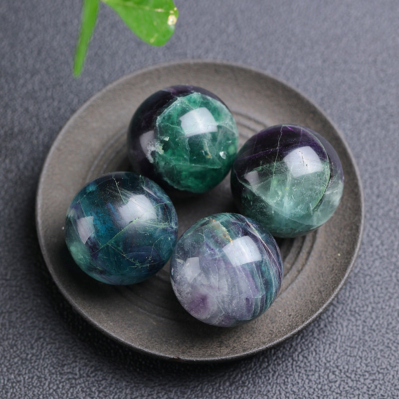 Nature's Art — Raw Fluorite Sphere