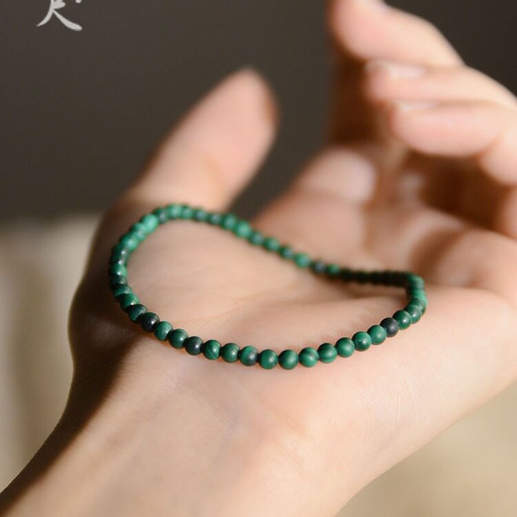 Gems of Light — Premium Malachite Bracelet