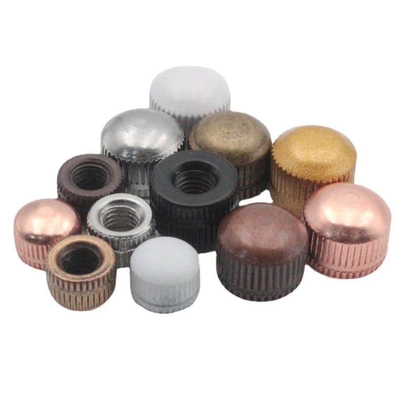 批发装饰滚花花枝螺帽 家居工艺制品手拧螺母封顶挂板螺母螺帽