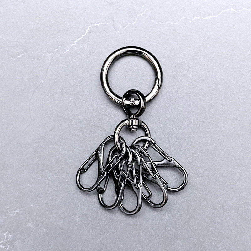 原创小众8字钥匙扣户外登山扣背包多挂s钩配件汽车锁匙扣个性挂件