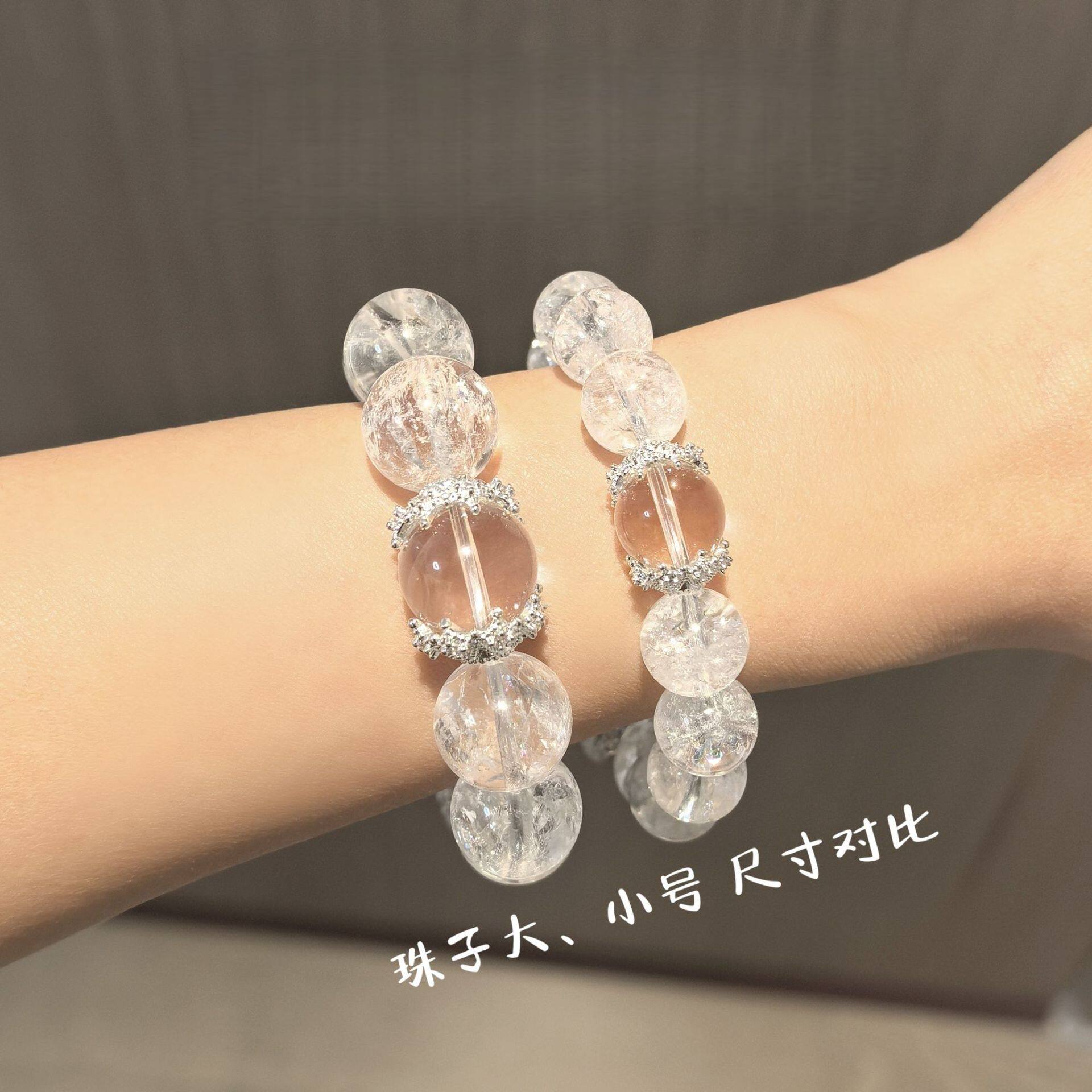 Designer Luxury Clear Quartz Bracelet