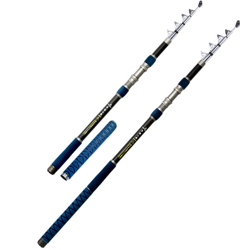 ANICCOM艾尼可伸缩锚鱼竿钓鱼杆高碳素超硬海竿渔具垂钓大鱼巨物