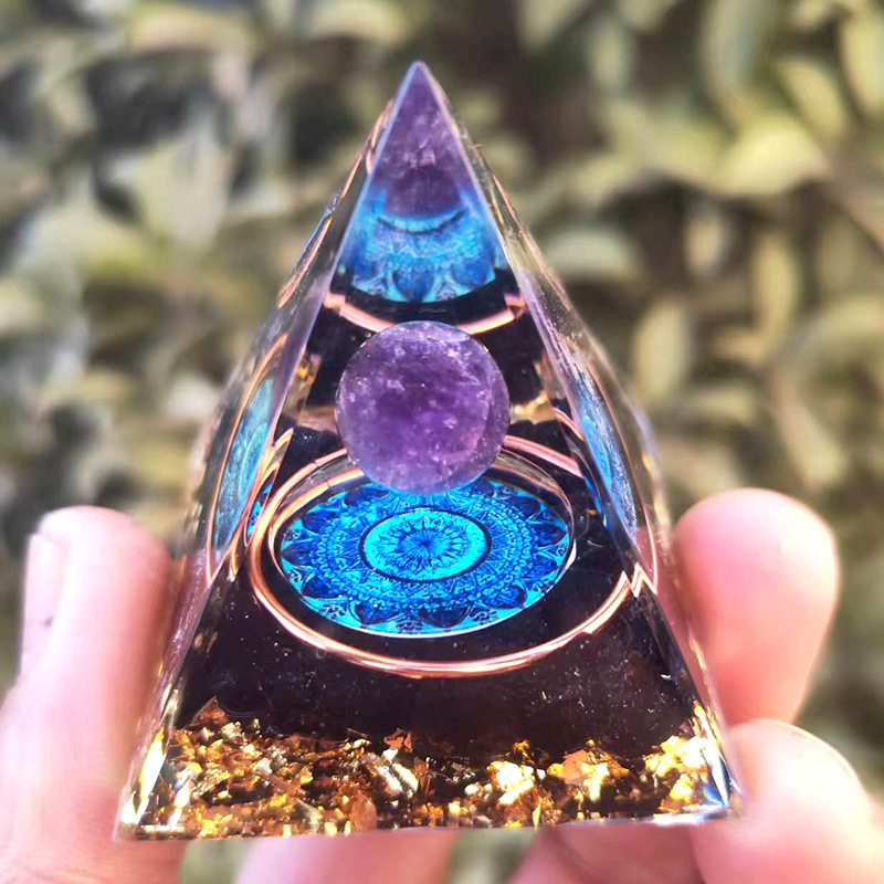 Earth's Treasure — Natural Crystal Pyramid