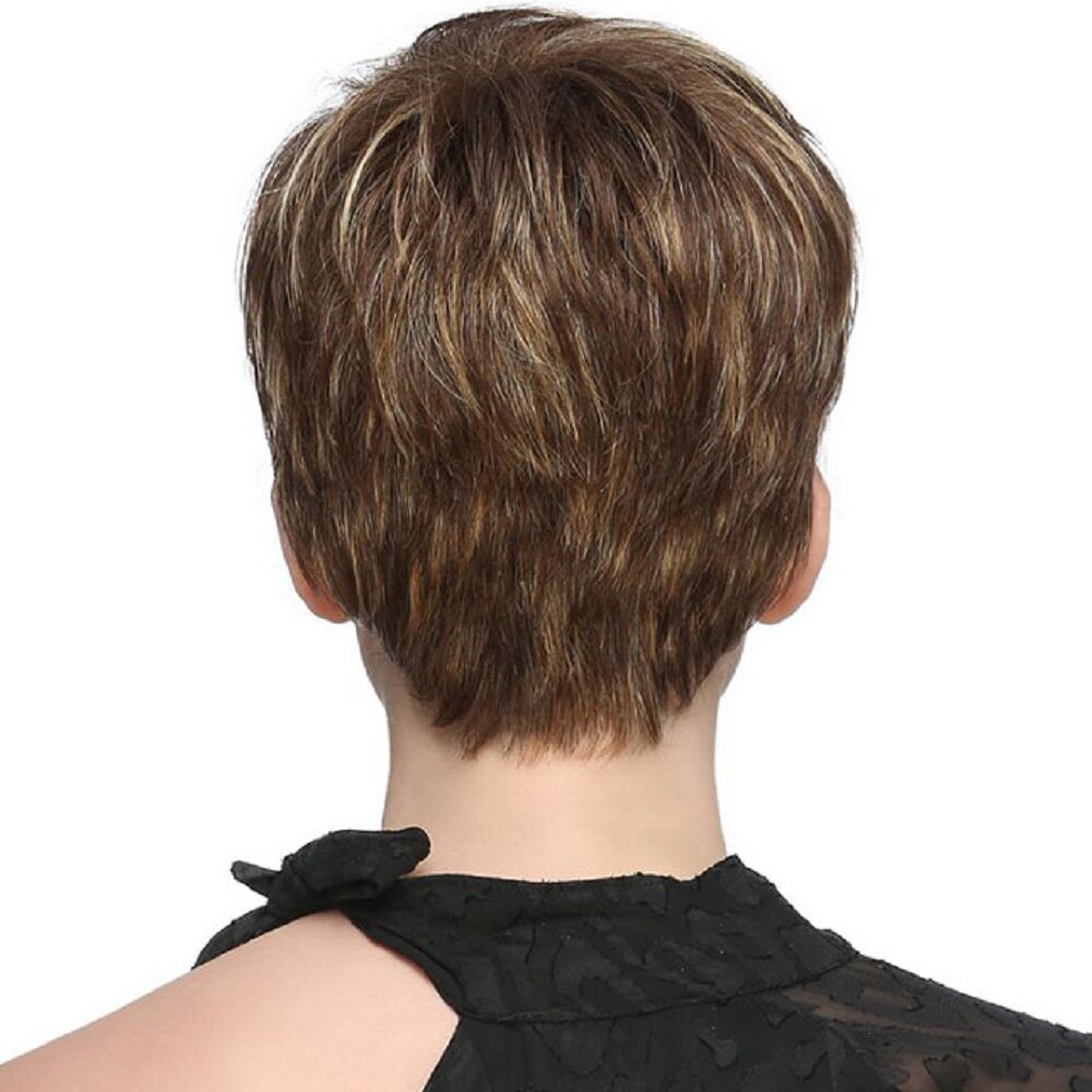 假发 欧美女士假发 化纤假发短直发头套化纤女士头套wigs跨境