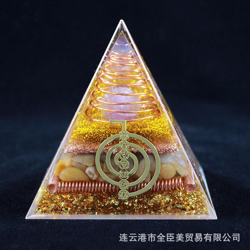 Earth's Treasure — Natural Crystal Pyramid