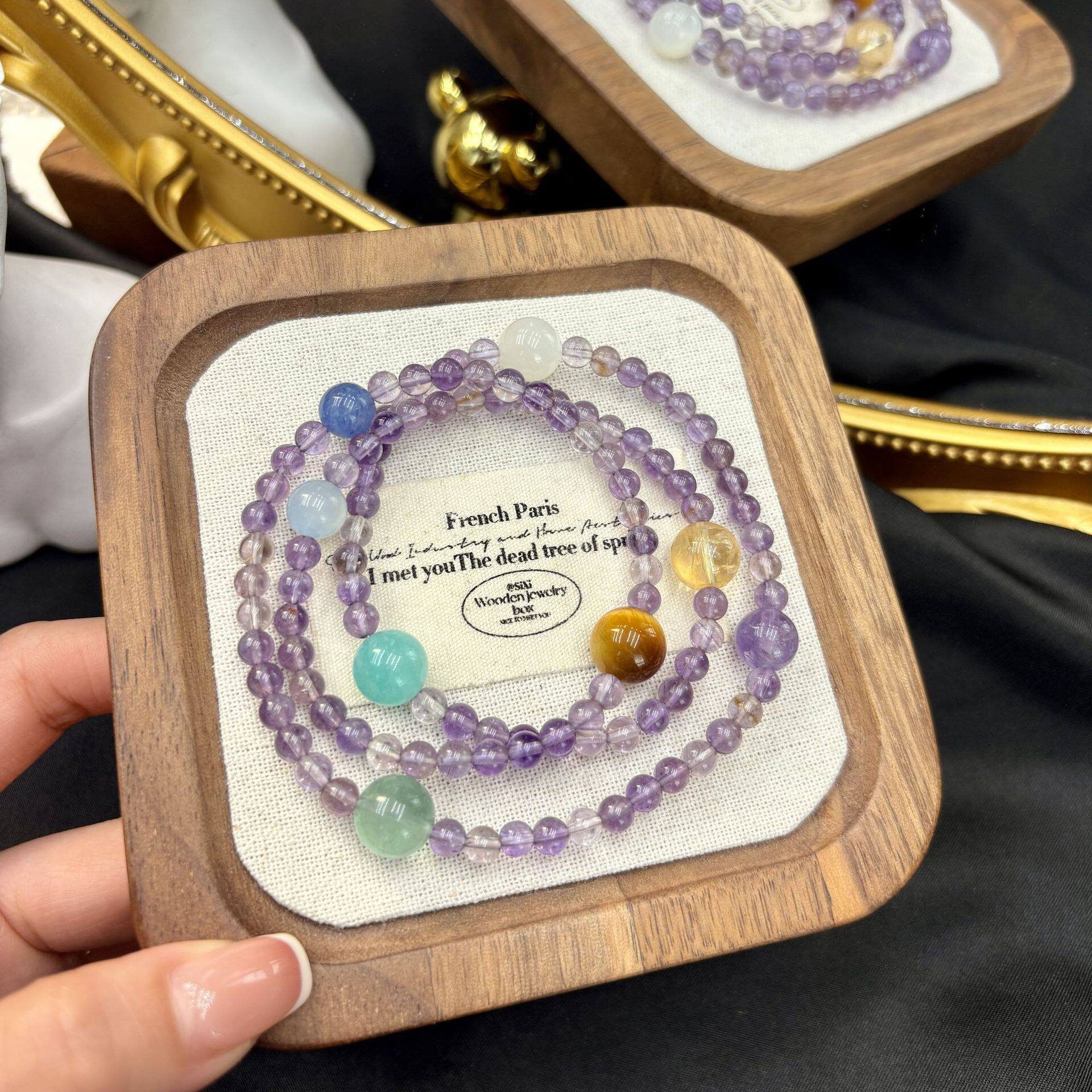 Crown of Calm — Premium Amethyst Bracelet