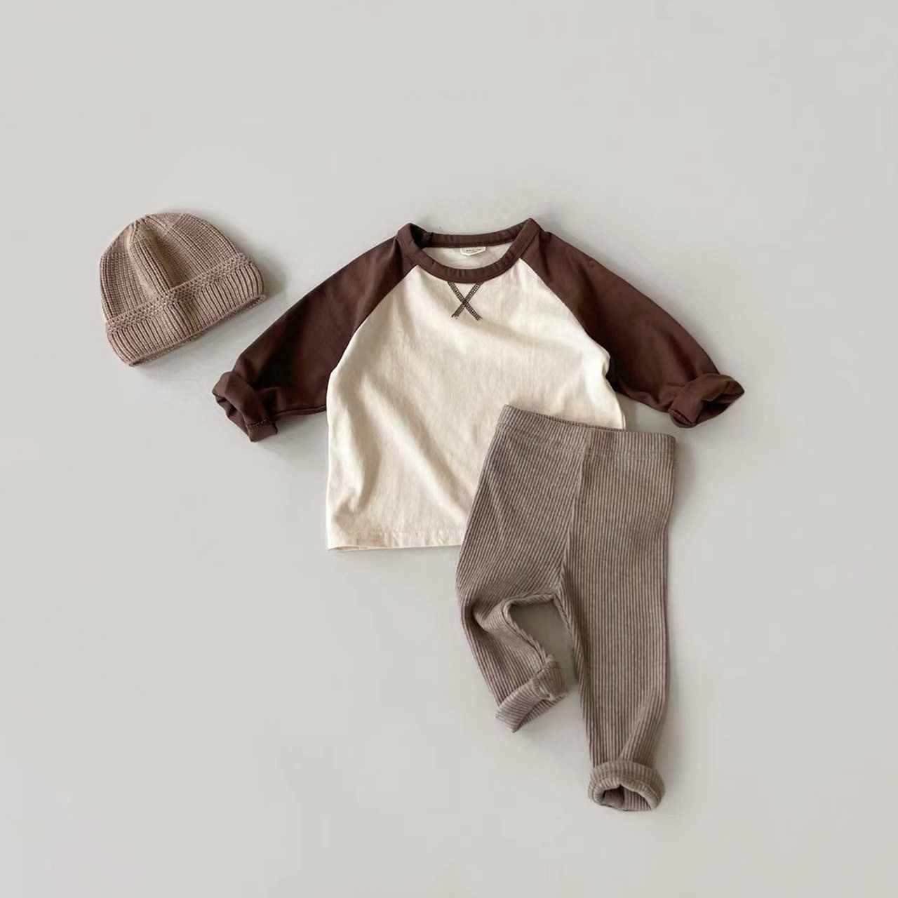 韩版春秋款婴儿打底裤弹力修身裤男女宝宝条纹长裤子加绒秋冬外穿