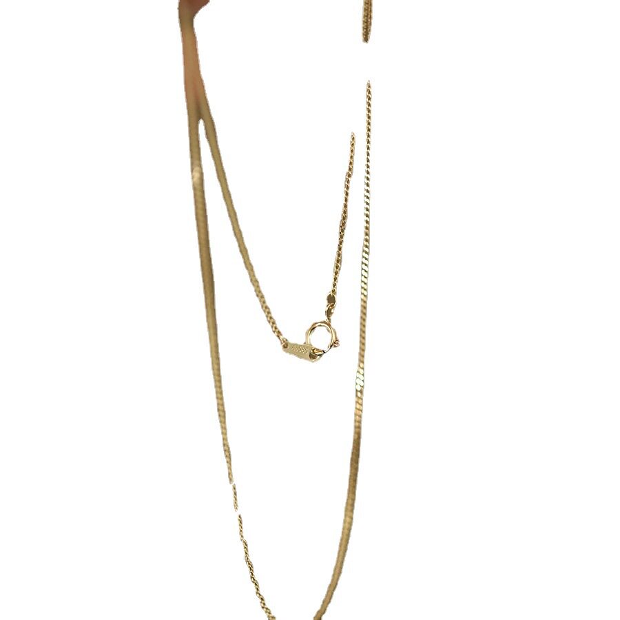14K gold side chain bracelet/necklace