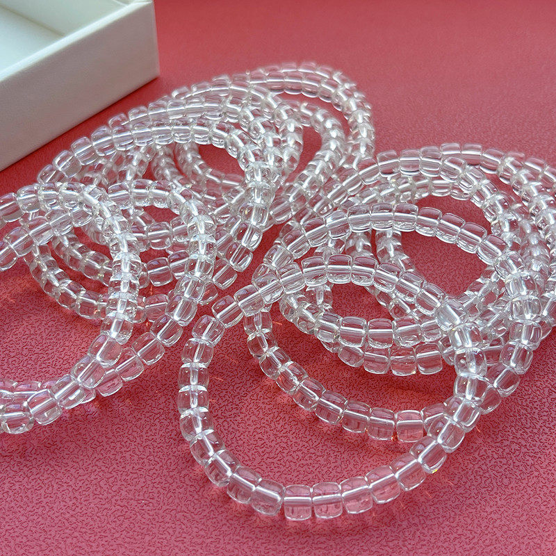 Single-Strand Minimalist Clear Quartz Bracelet