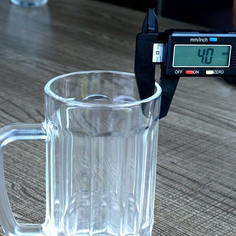 带把玻璃杯茶杯耐热泡茶杯喝水杯牛奶果汁杯啤酒杯扎啤杯大容量