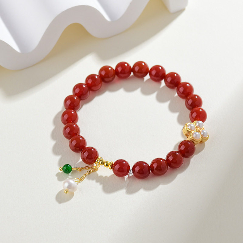Nature's Art — Raw Carnelian Bracelet