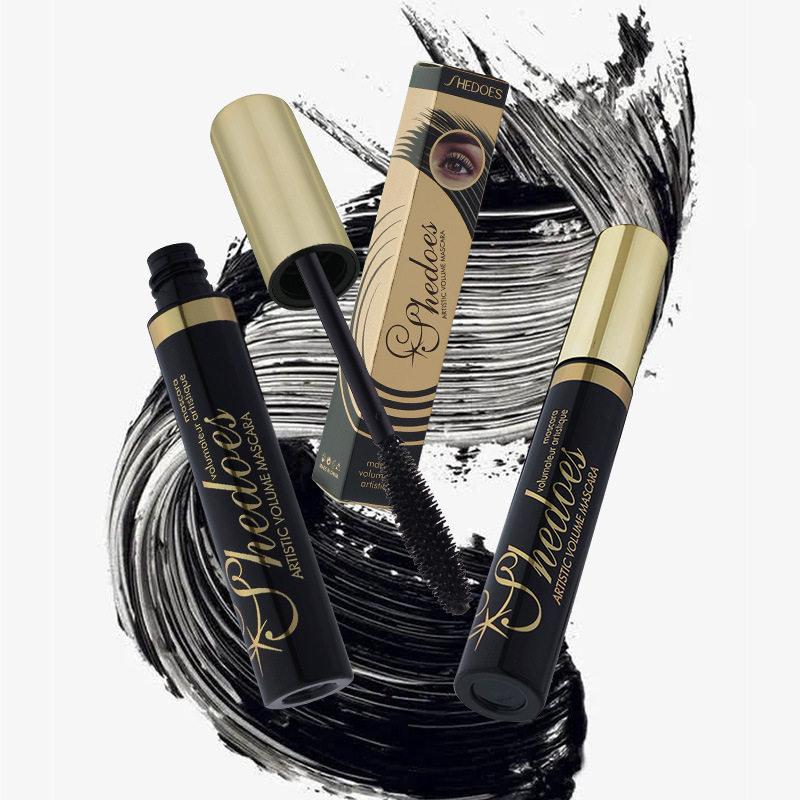 跨境专供Shedoes小黑瓶立体浓密大眼 防水不晕染出口俄罗斯睫毛膏