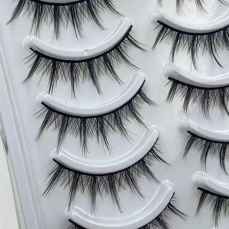 十对装F16#小恶魔仙子自然仿真浓密轻欧美妆学生日常漫画款假睫毛