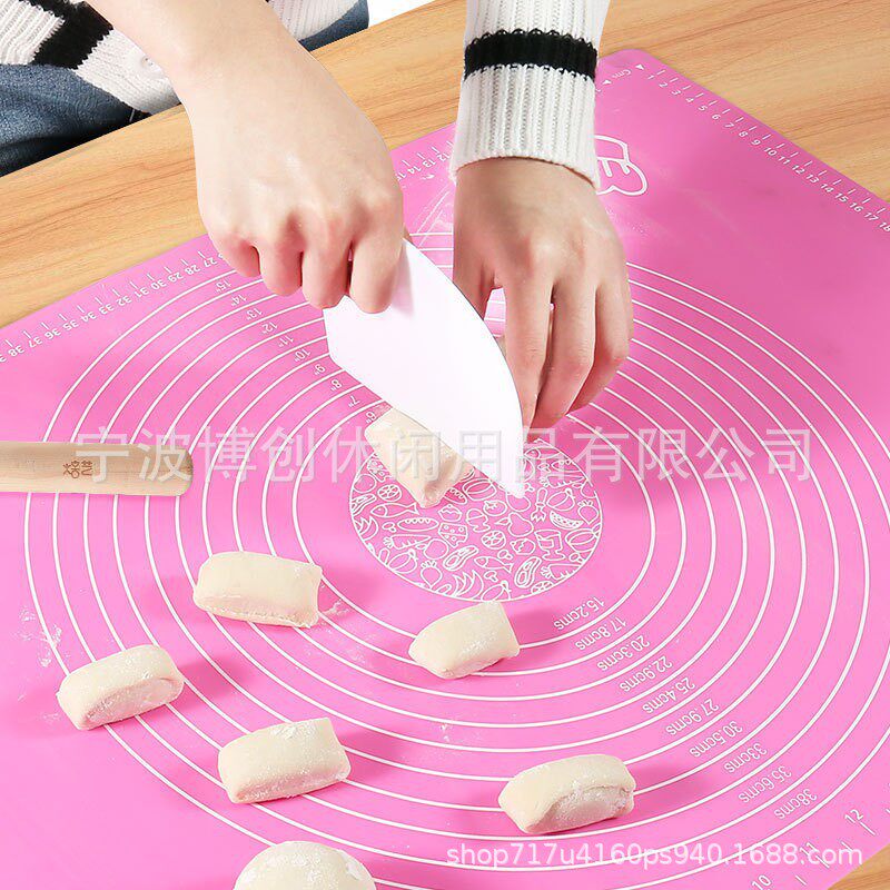 耐高温刻度防滑擀面垫加厚烘焙垫厨房硅胶垫超大硅胶和面垫揉面垫