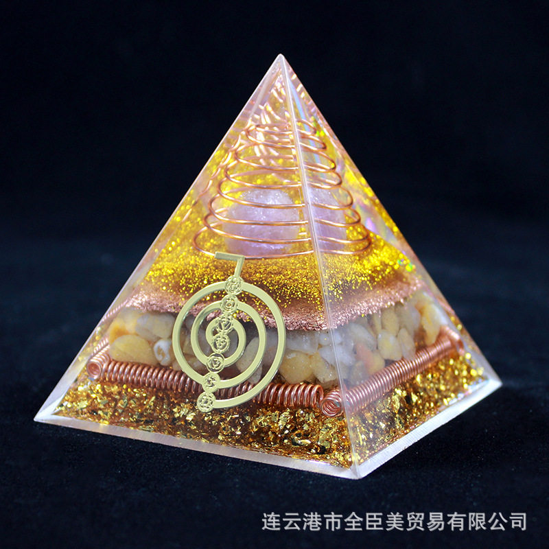 Earth's Treasure — Natural Crystal Pyramid