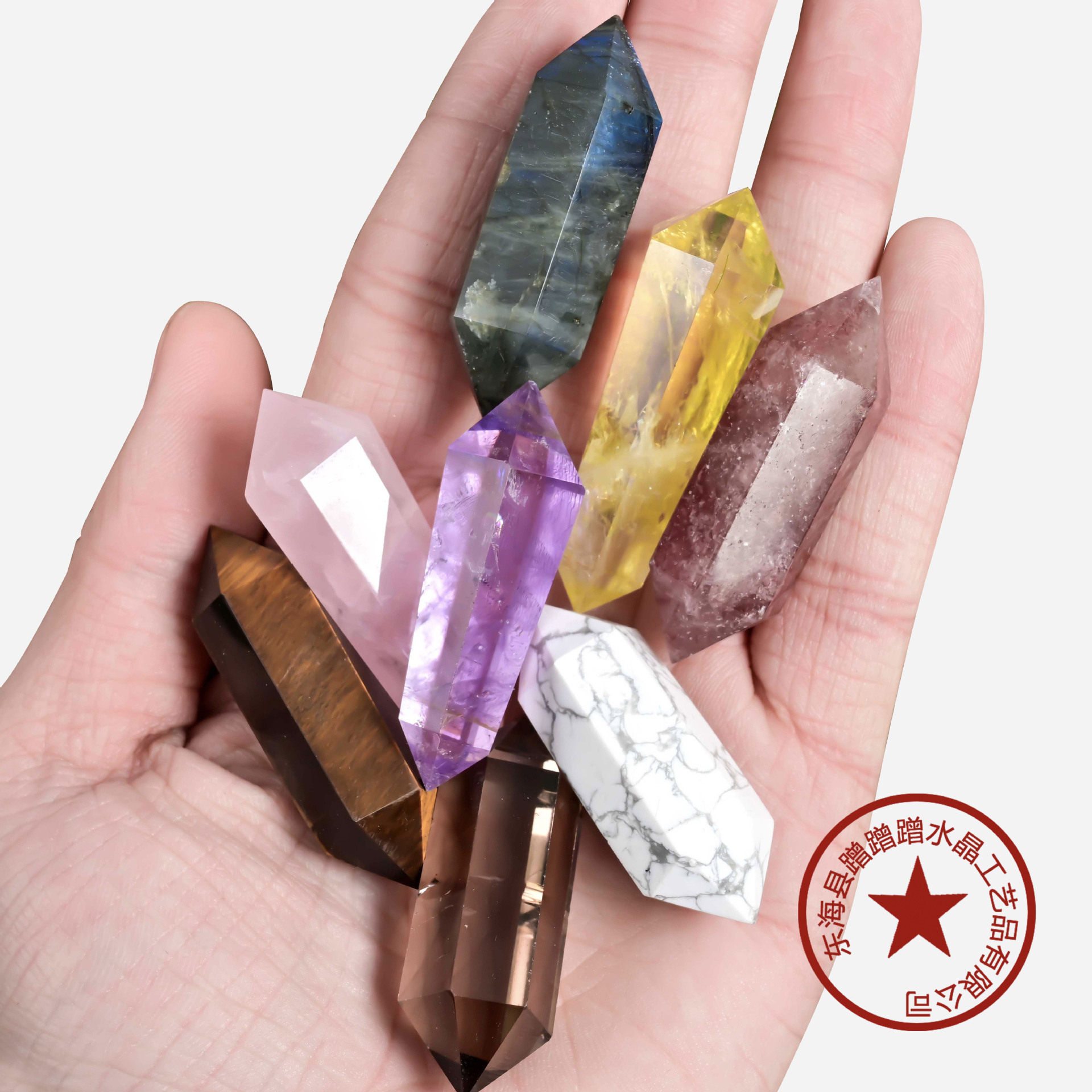 Golden Sun Crystal — Natural Yellow Calcite Specimen