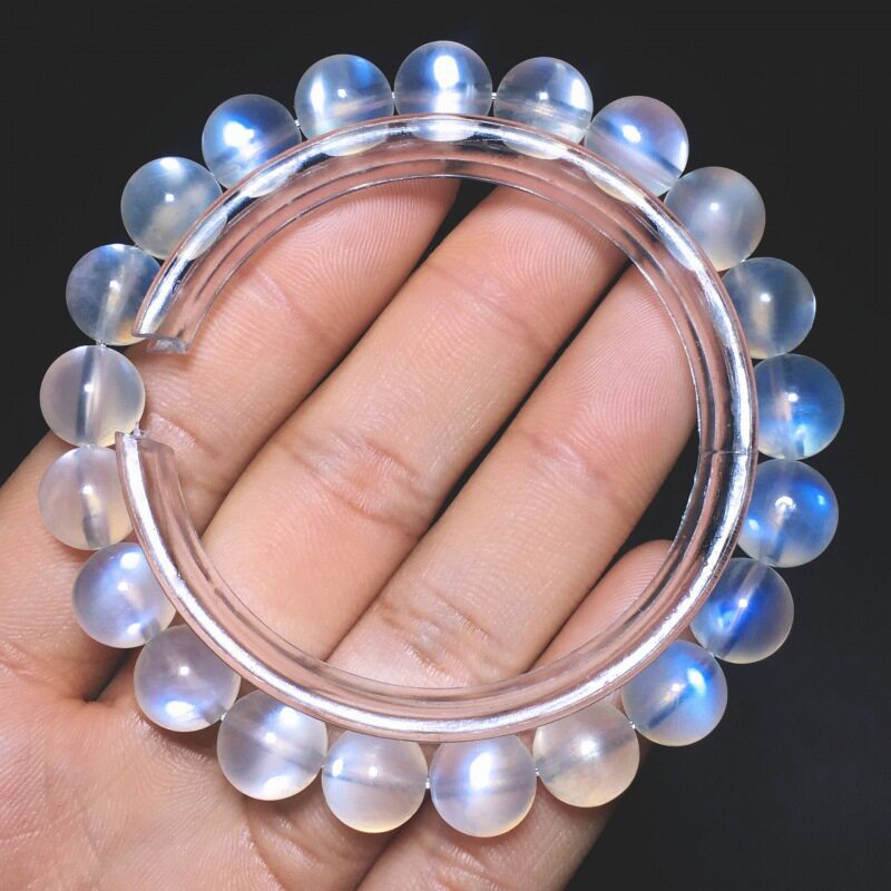 Single-Strand Blue Moonstone Bracelet