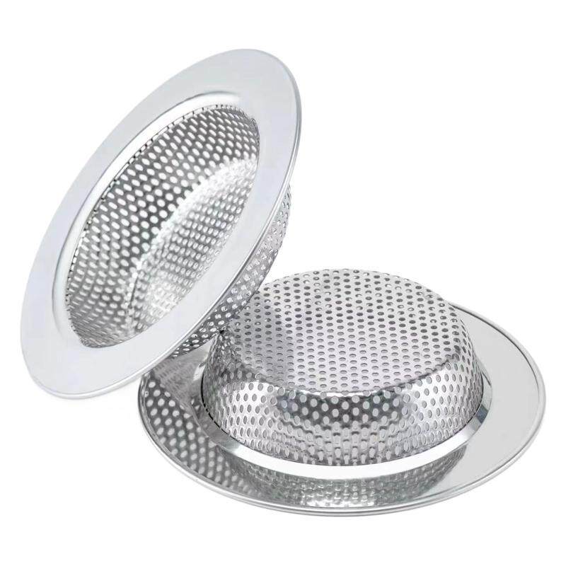 跨境新款加厚包边不锈钢过滤网厨房洗碗池水槽过滤网下水口地漏网