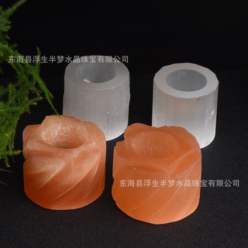 Gems of Light — Premium Selenite Pyramid