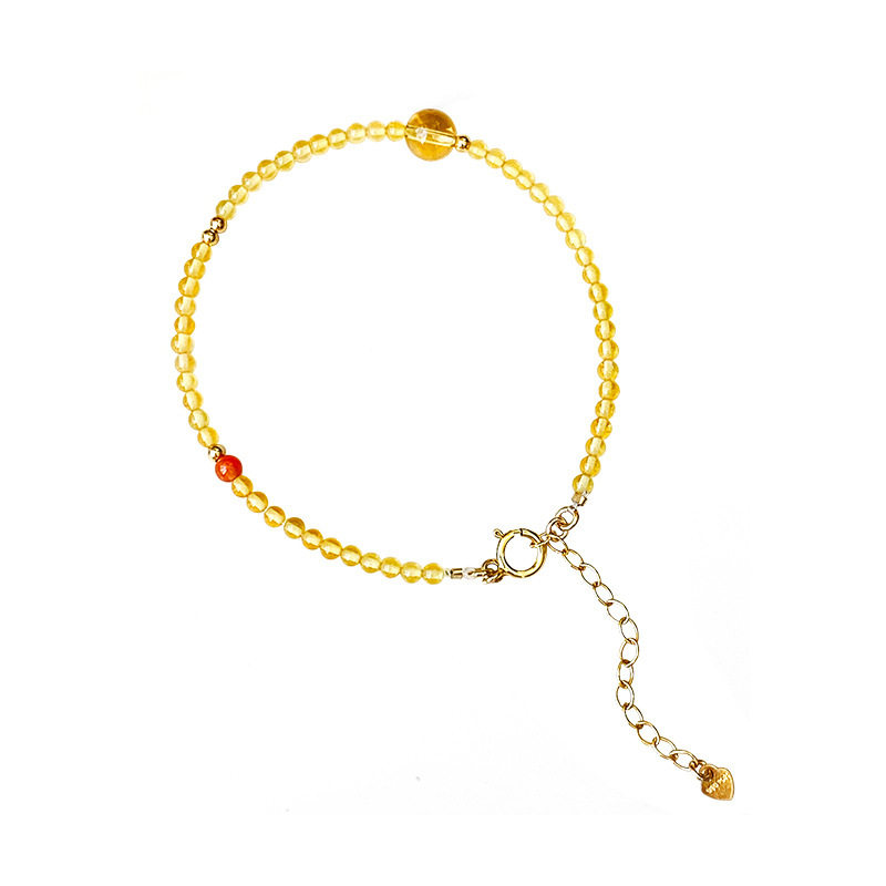 Minimalist Citrine Bracelet