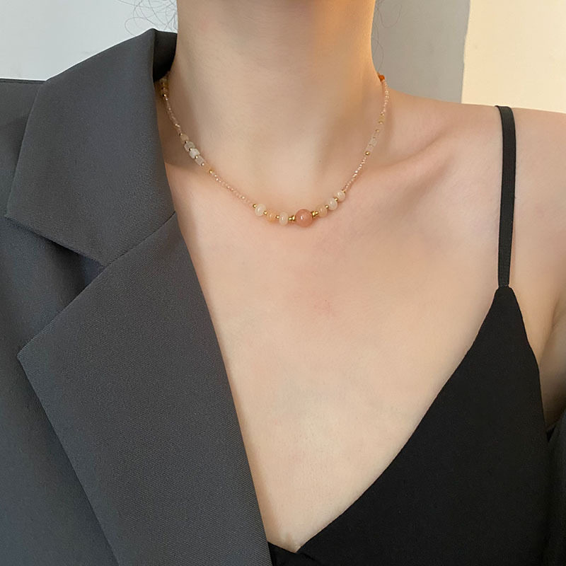 Strawberry Quartz Necklace