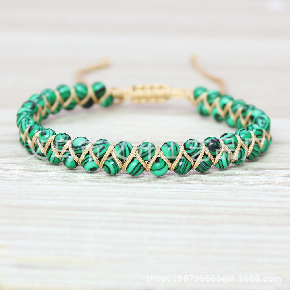 Handcrafted Malachite Bracelet