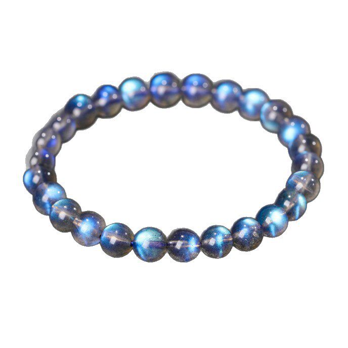 Single-Strand Collector's Blue Moonstone Bracelet