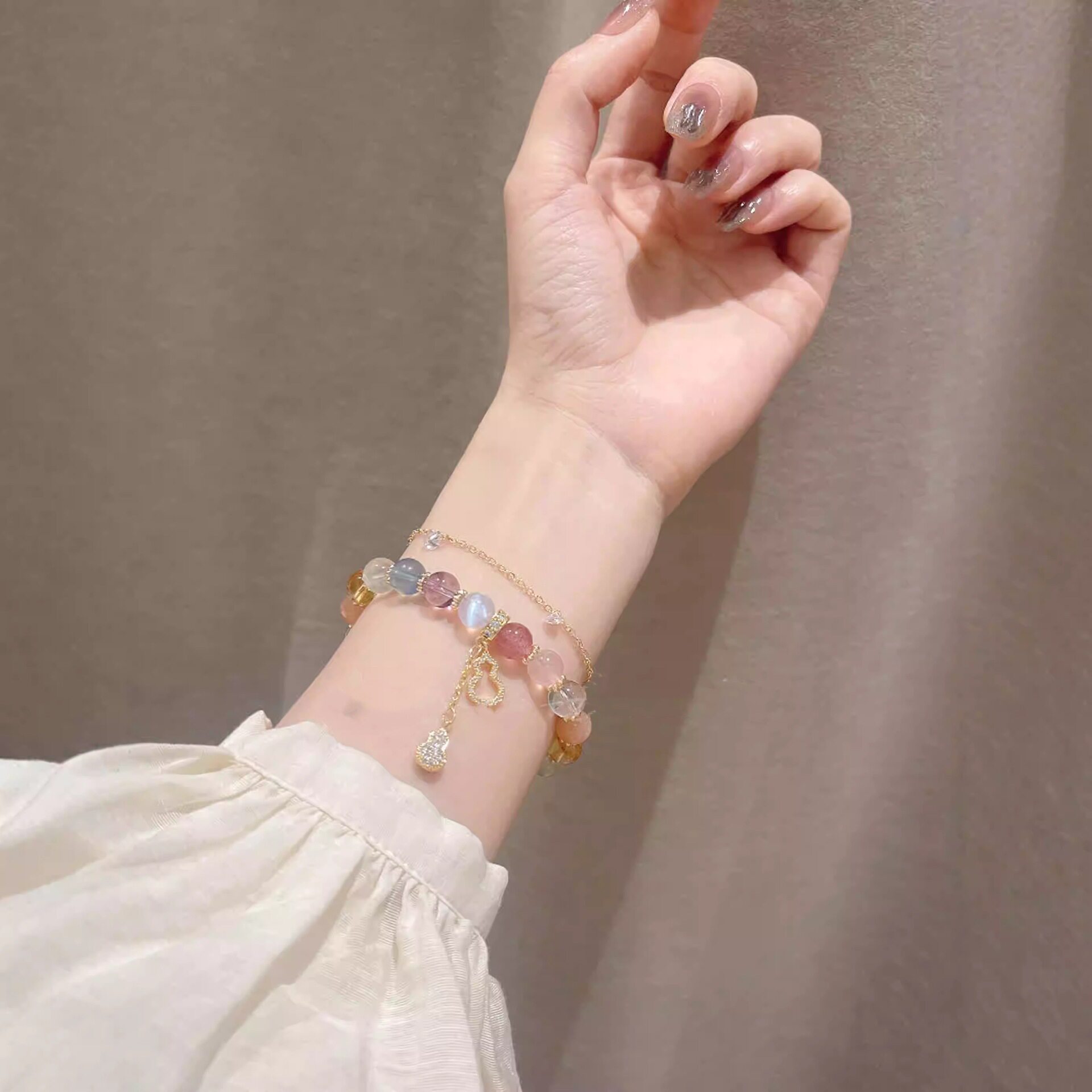 Serenity Stone — Natural Amethyst Bracelet