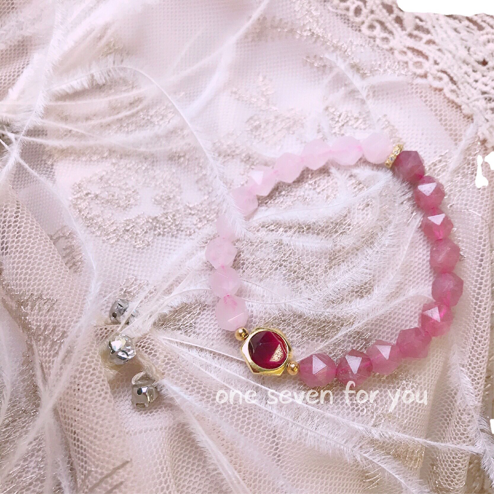 Gems of Light — Premium Rose Quartz Bracelet