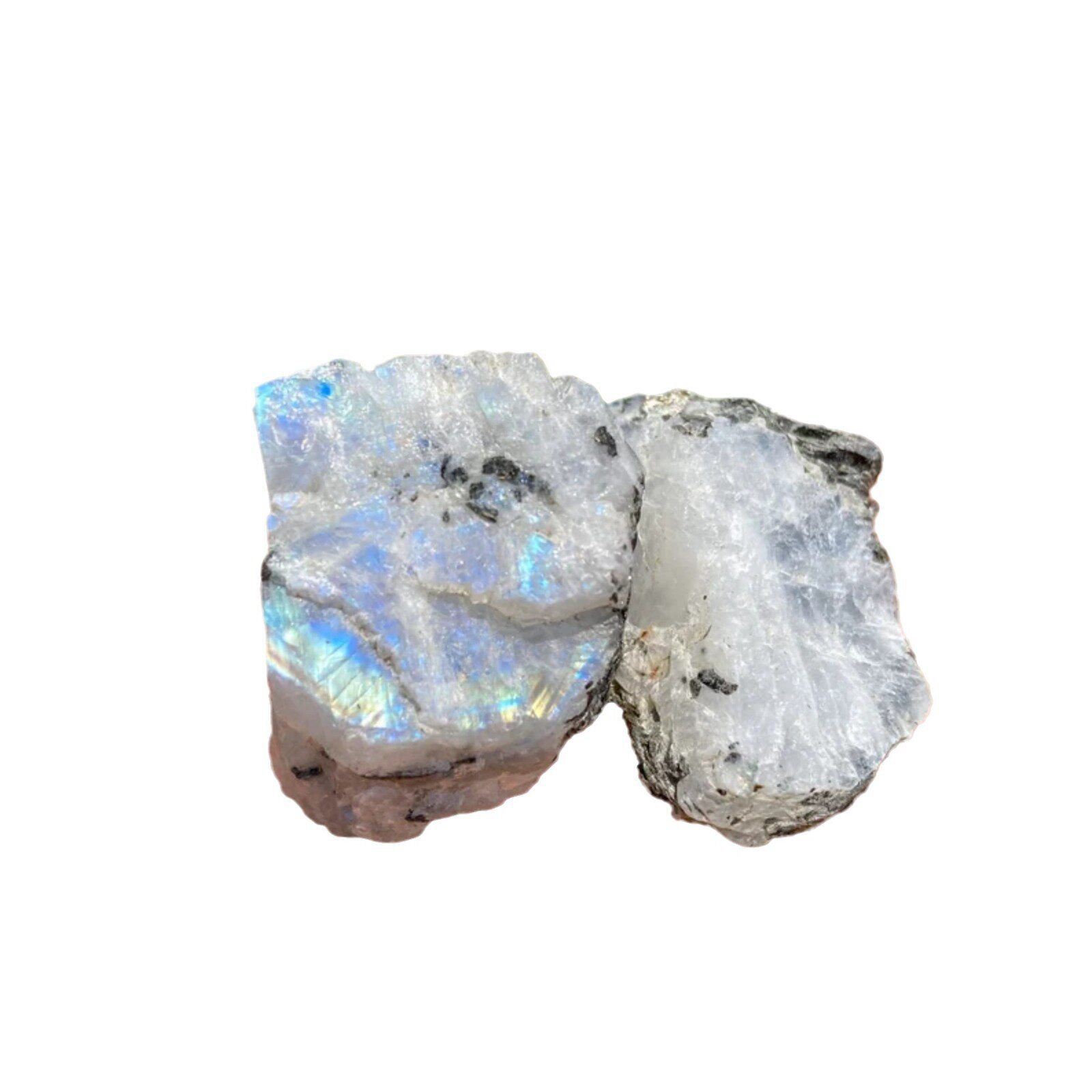 Lunar Slice — Moroccan Selenite Raw Crystal Slab