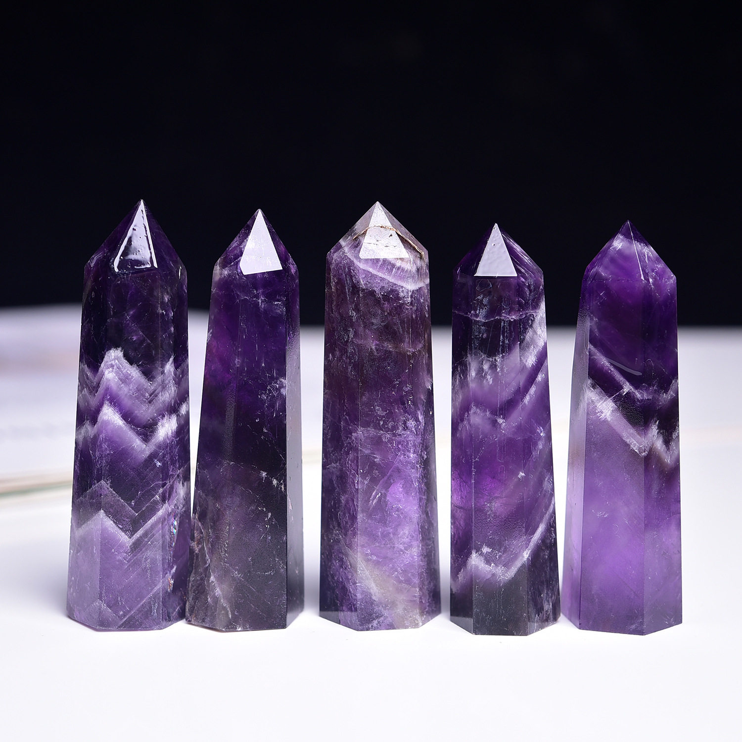 Violet Dream — Natural Amethyst Crystal Tower