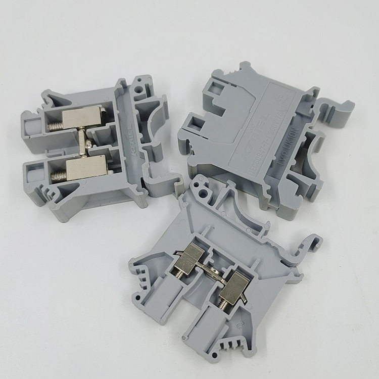 UK端子导轨式阻燃通用接线端子排UK2.5B/5N/6/10/16/25/35/50/95N