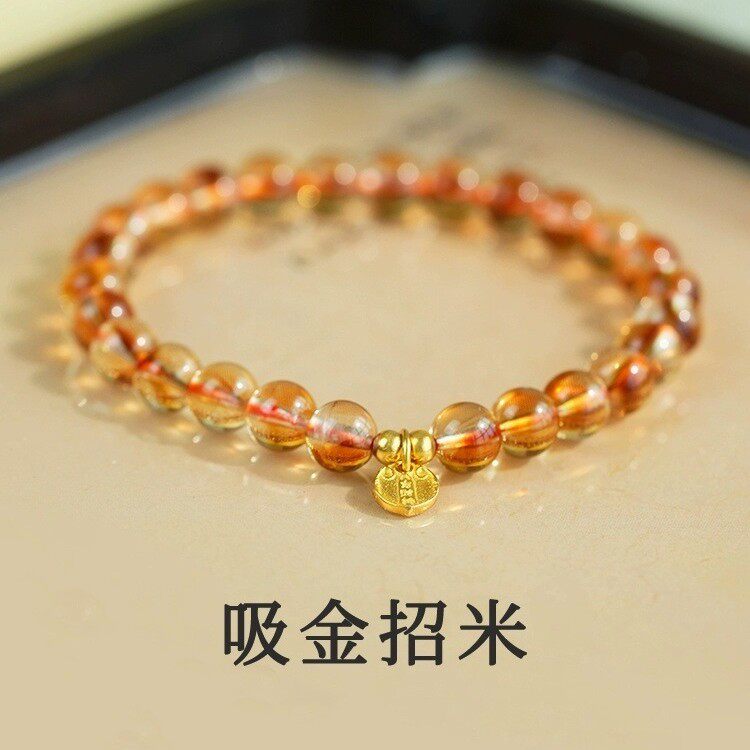 Citrine Tower Crystal Bracelet