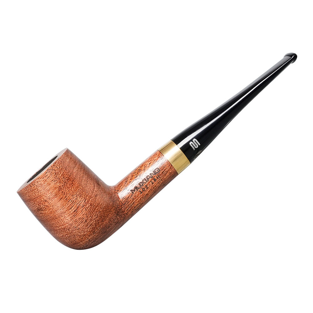 木香黄花梨木烟斗木质手工斗批发亚马逊跨境货源木制烟具实木烟斗