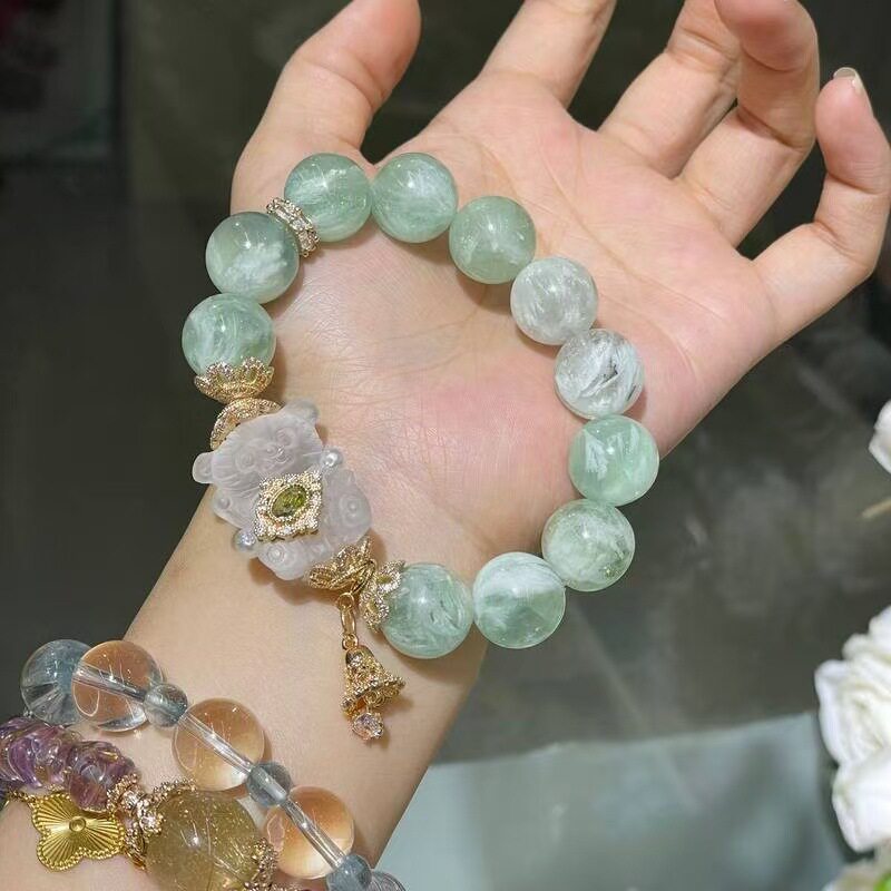 Nature's Art — Raw Fluorite Bracelet