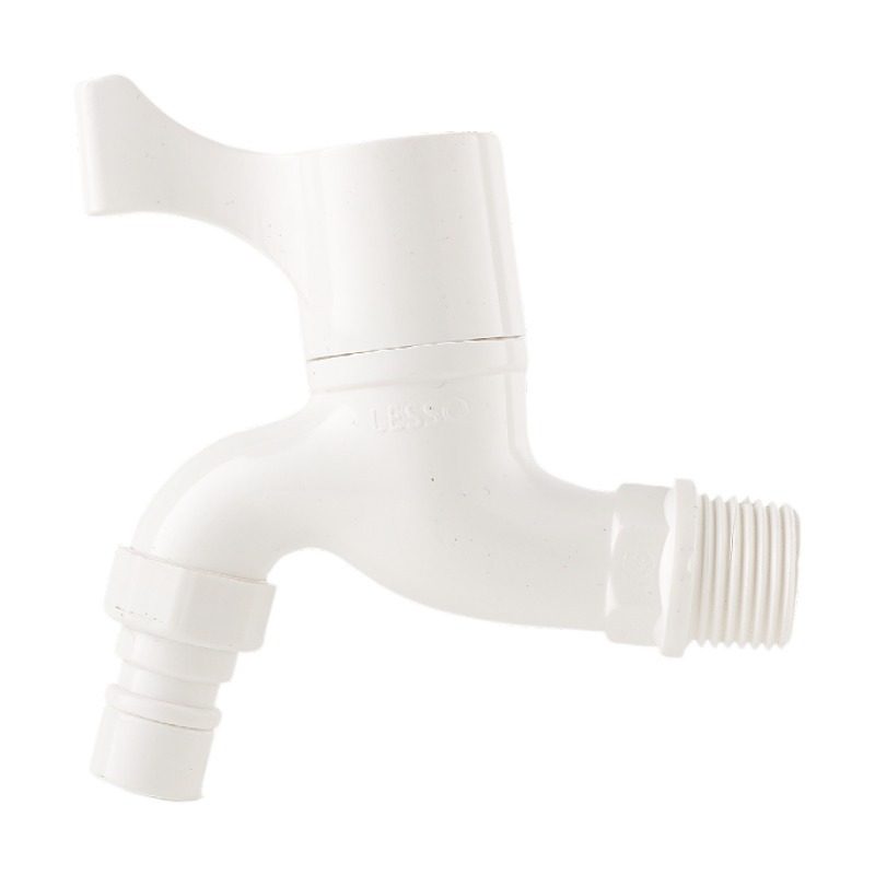 联塑塑料洗衣机水龙头 4分PVC工程专用水龙头公共场所室外龙头