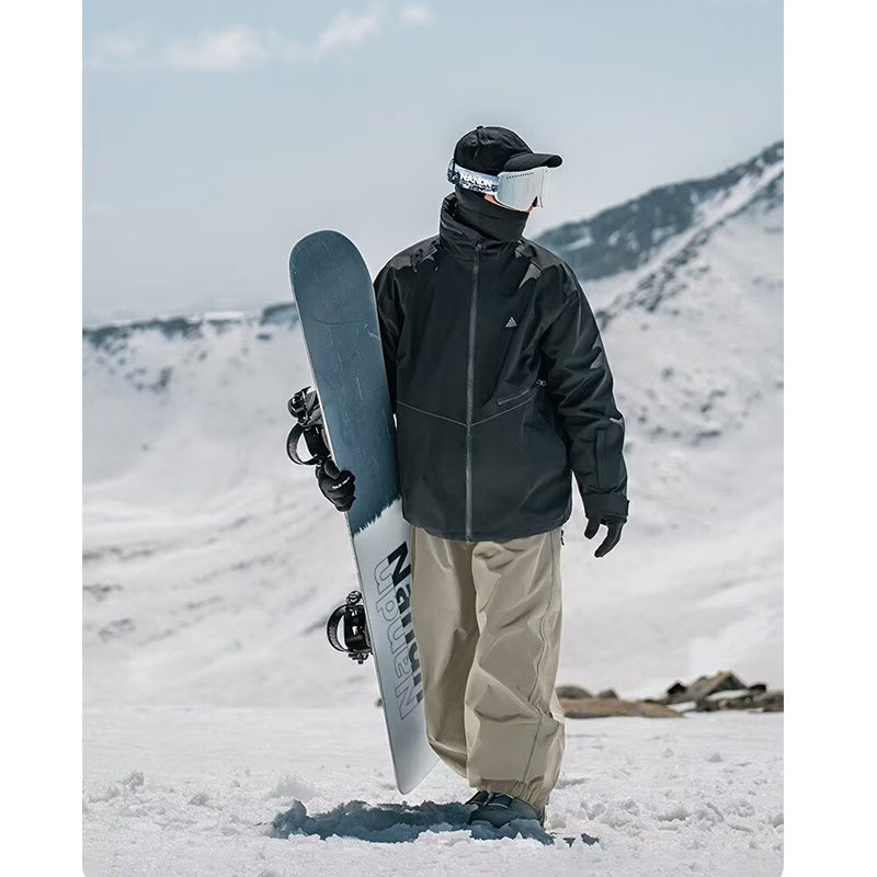 冰度 2025休闲裤滑雪裤男女同款防水防风寒耐磨保暖单板雪服裙裤