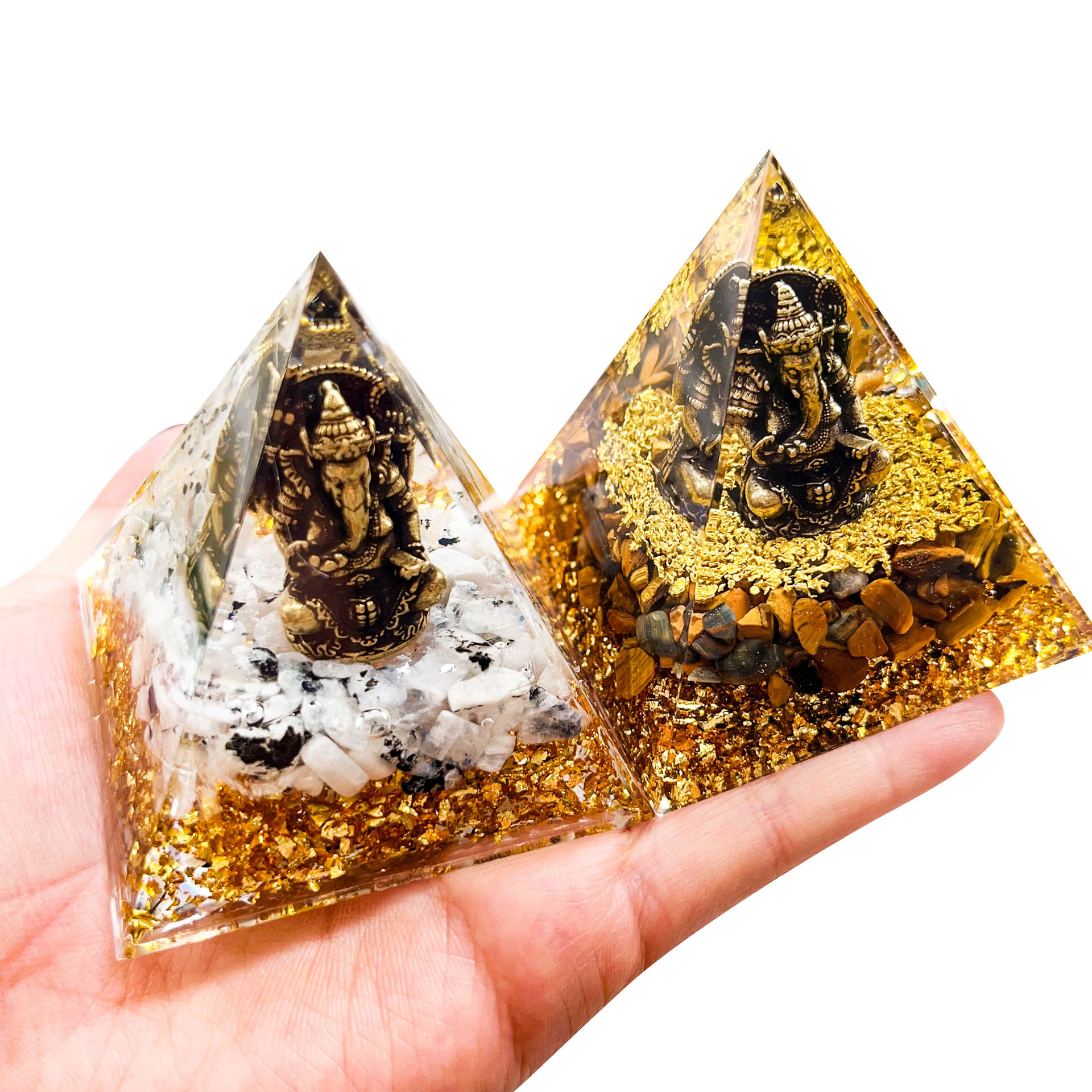 Violet Star Pyramid — Amethyst Orgone Energy Pyramid