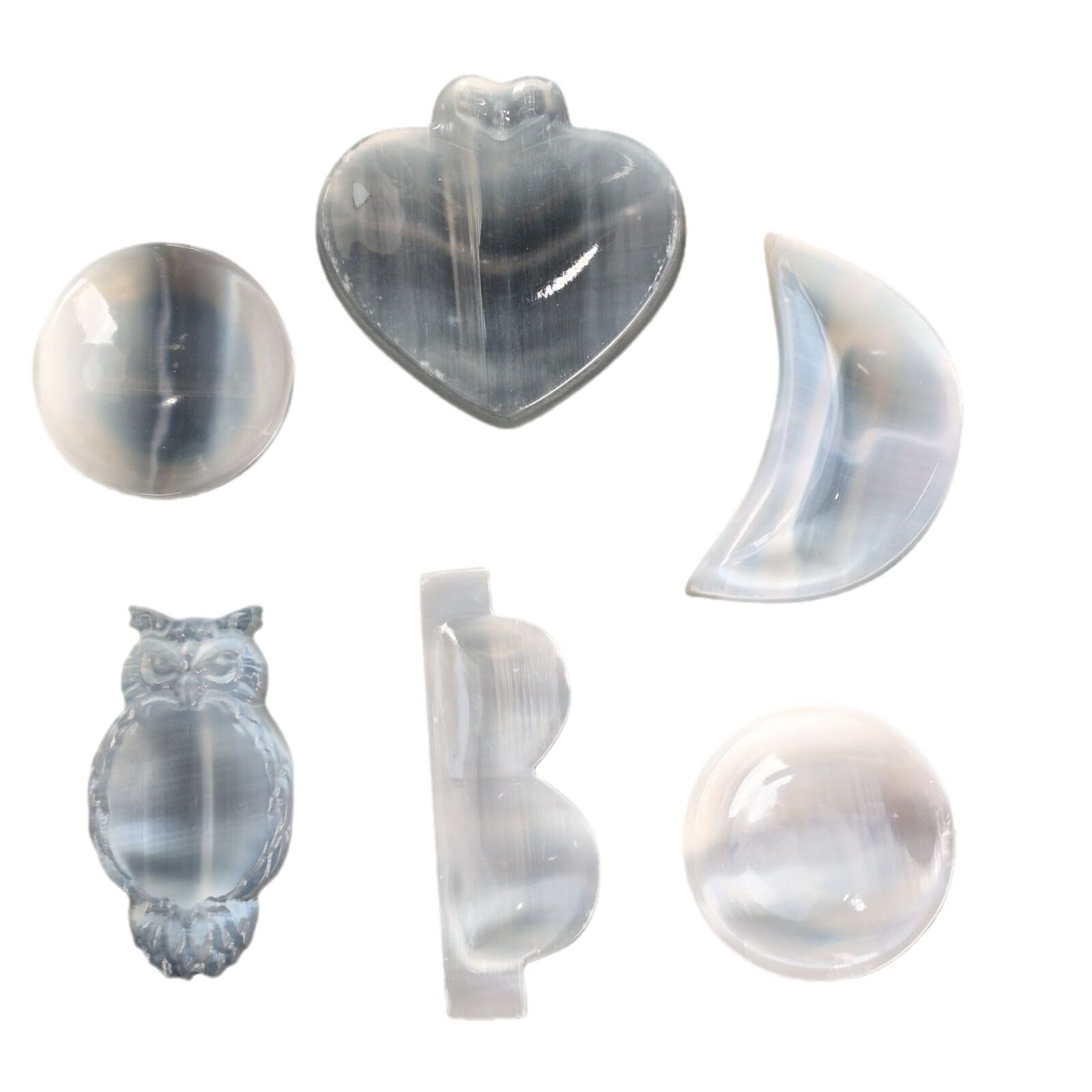 Moonlight Chalice — Natural Selenite Cleansing Bowl