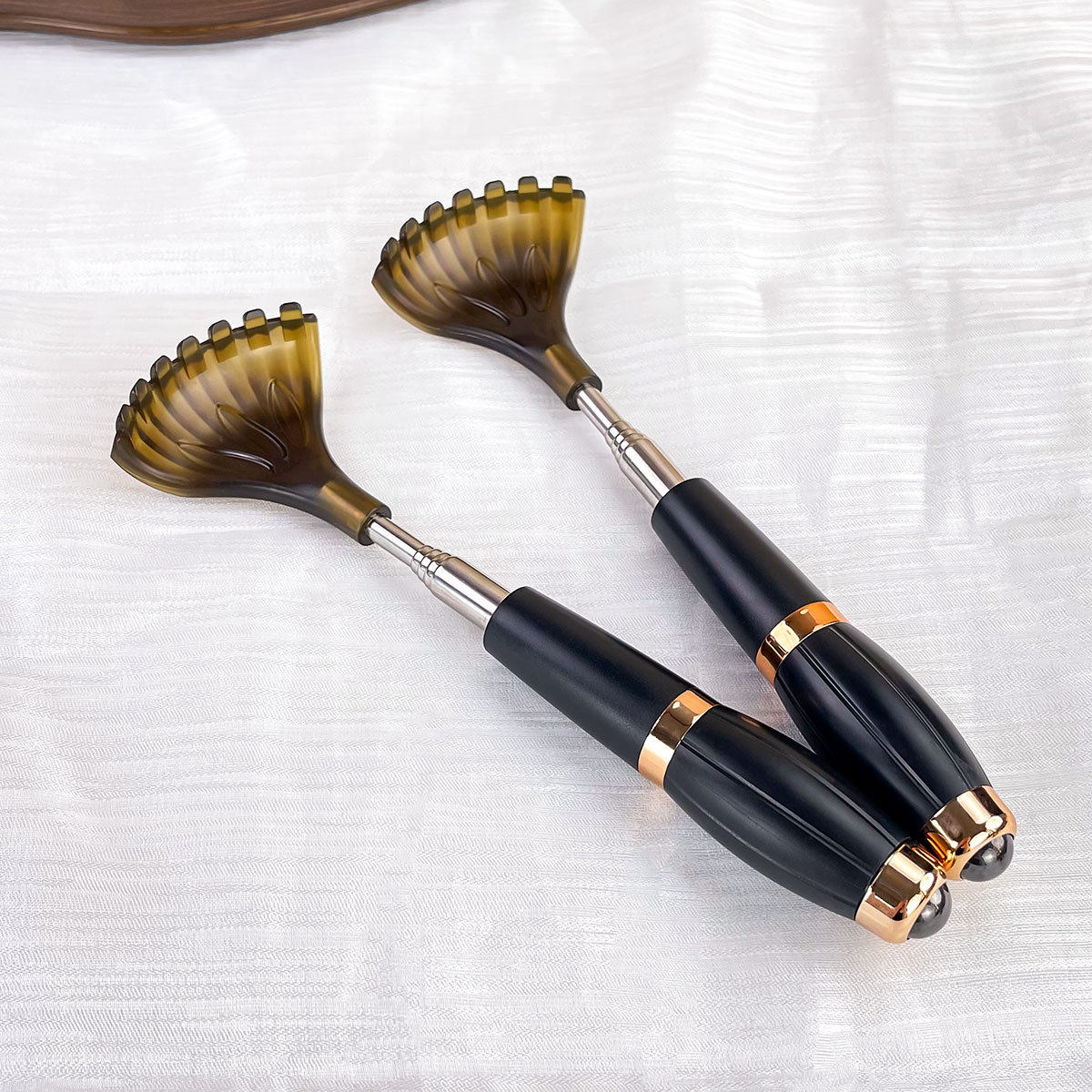 伸缩痒痒挠新款黑色五节不锈钢伸缩不求人庙会夜市搞促销礼品批发